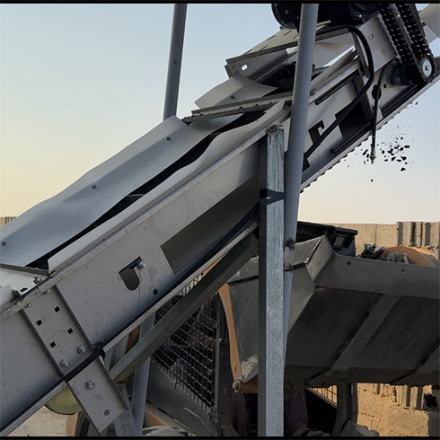 External Sheep Manure Conveyor Belt